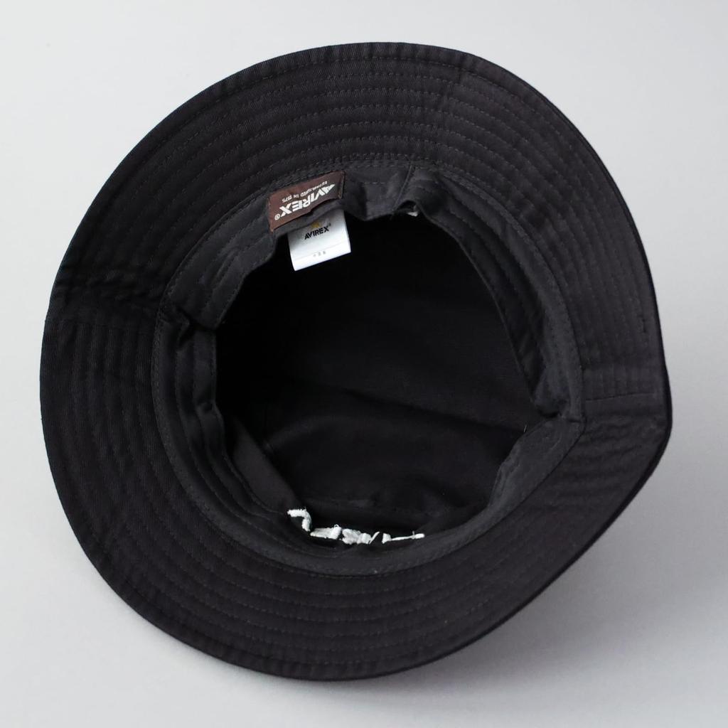 Military Bucket Hat Unisex Hat Bucket Hat ARMY Army Men Women Bucket Casual Hat [AVIREX] US.BASE <USBASE Black>