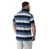 Duke Mens Willis D555 Stripe Kingsize Rugby Polo Shirt