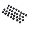 50Pcs Universal Car Bumper Fender 8Mm Hole Plastic Rivets Fastener Screw