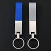 1Pc Keychain Personalized Metal Leather Key Ring Car Accessories Gift
