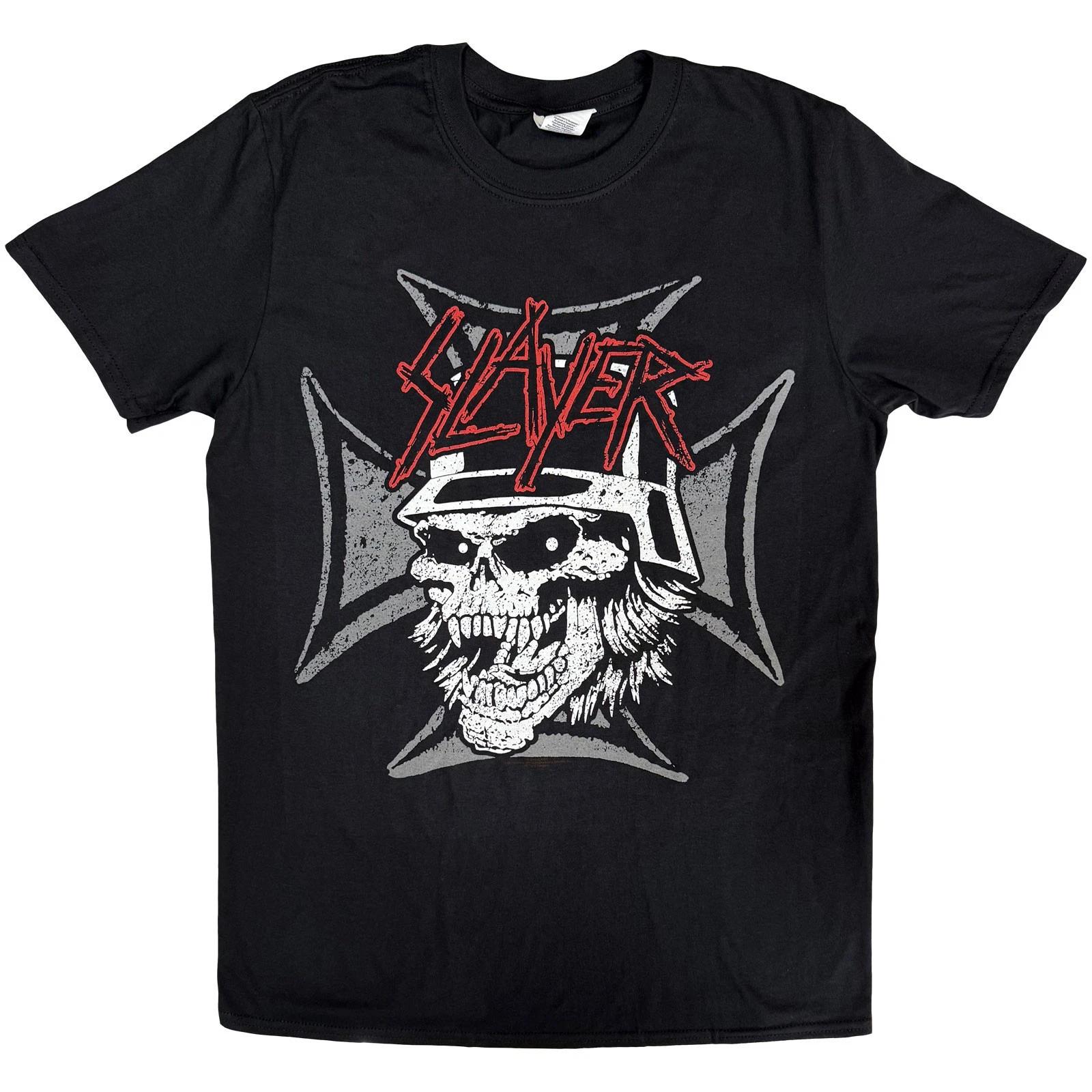 Slayer Graphic Skull Licensed T-Shirt Men s S
