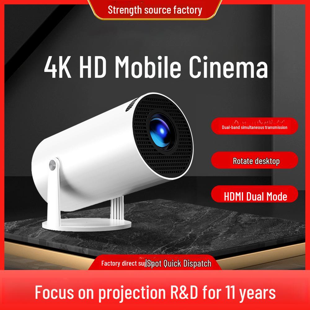 

Портативный проектор 4K HD для дома, офиса и кемпинга (Модель H713) UK Plug