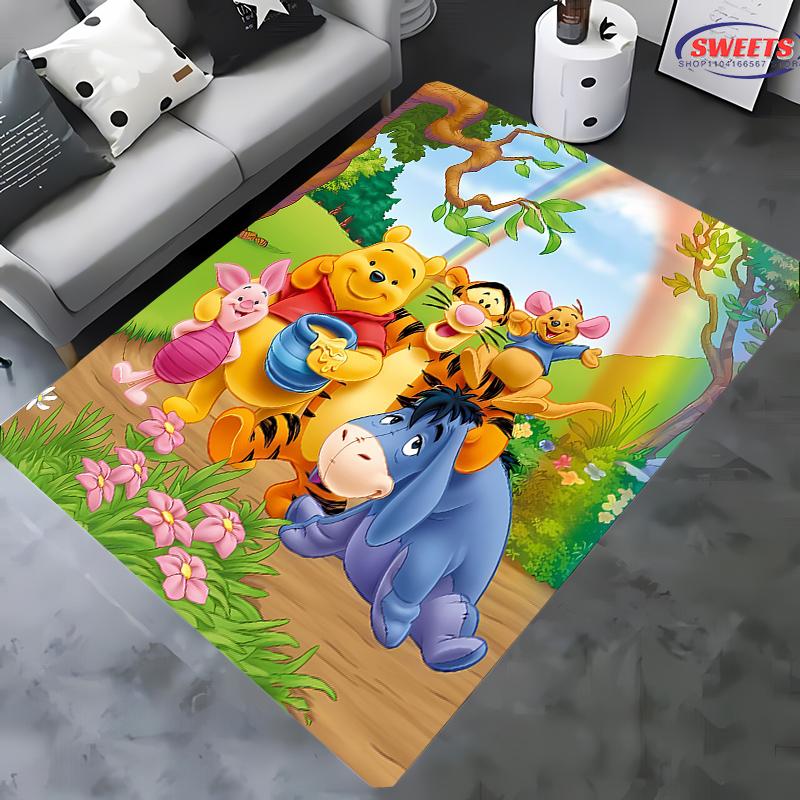 Neue Regale! Klassischer Disney Winnie Puuh Teppich, Wohnzimmer Schlafzimmer Kinderzimmer Wahl, Rutschfeste Maschinenwaschbare Matte