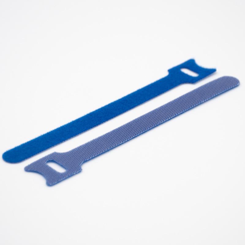 In-Stock Colored Nylon Hook & Loop Cable Ties: Self-Adhesive, Back-to-Back Cable Management Straps