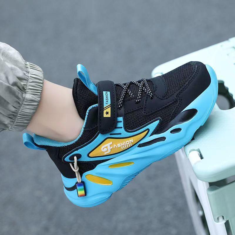 Kids Running Shoes Breathable Non-slip Wear-resistant School Season
