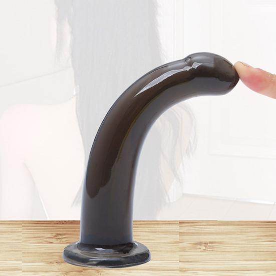 Transparent Dildo Suction Cup Unisex Gay Lifelike Safe Stable Sensual Realistic Texture G Spot Artificial Penis with Strong Suction Base Stimulation