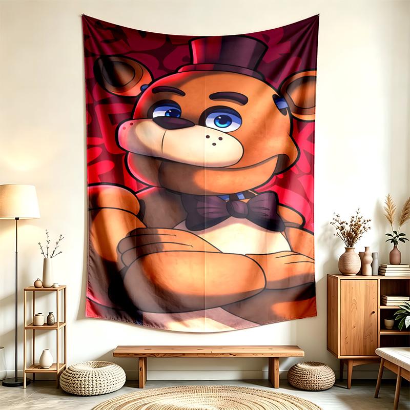 FNAF (23) Tapestry Nadaje Się Do Dekoracji Domów, Akademików I Sypialni Miękkie W Dotyku I Idealny Prezent Dla Przyjaciół I Rodziny