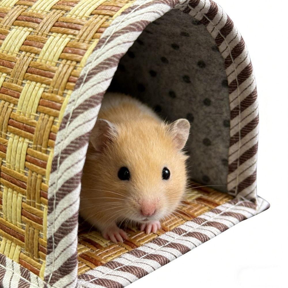 Scratch Resistant Hamster Cool Nest Wear Resistant Summer Rest Shelter Small Pet