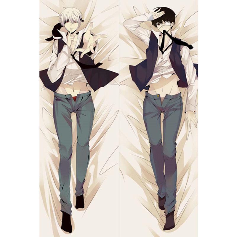 Anime Tokyo Ghoul Kissenbezüge Kaneki Ken Maske Touka Touka Kirishima Dakimakura Hülle Beidseitig Bettwäsche Umarmendes Körperkissenbezug