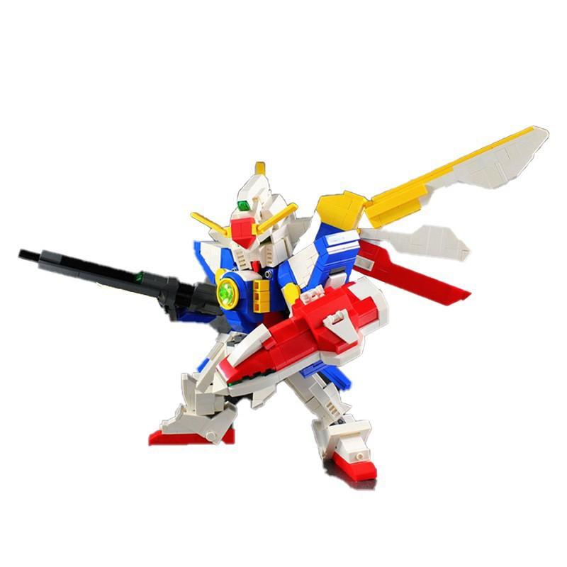 M Building Block Compatible With Lego Creative Mobile New Century Gundam X Five Small Strong, Heavy Gunner Assembled Mecha Model