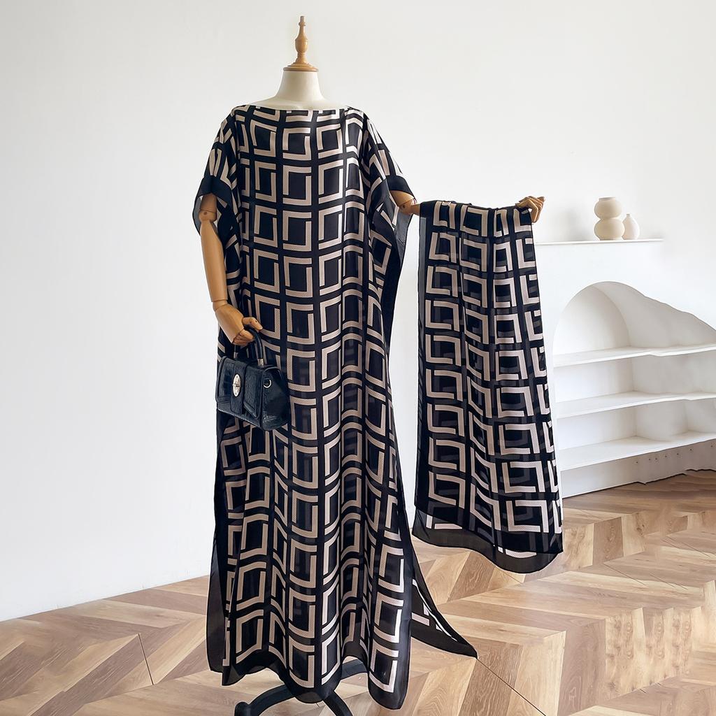 Robe Dress Women'S African Large Size Suit Versatile Ethnic Style Street Fashion Women