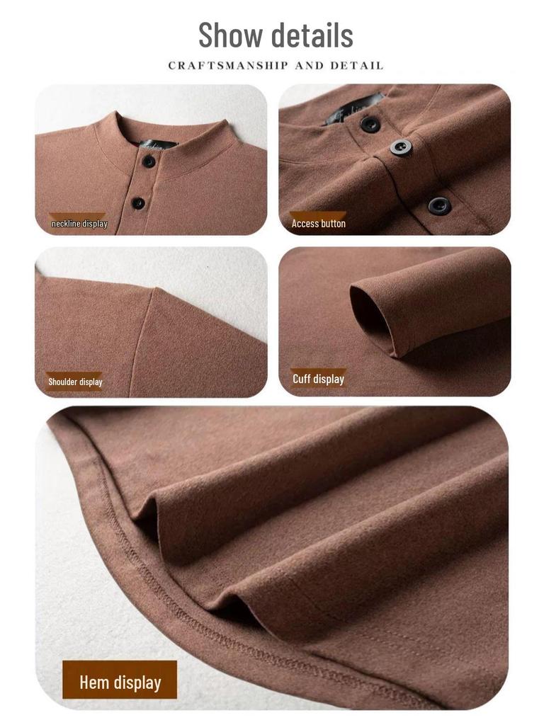 Women's Long-Sleeve Fleece Turtleneck Plus Velvet Slimming Base Layer Shirt