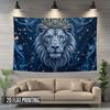 1pc Lion Backdrop - 2D Flat Print Party Banner For Wedding Birthday Anniversary - Multi Purpose Indoor/ Decor For Home Garden Backdrop Lion