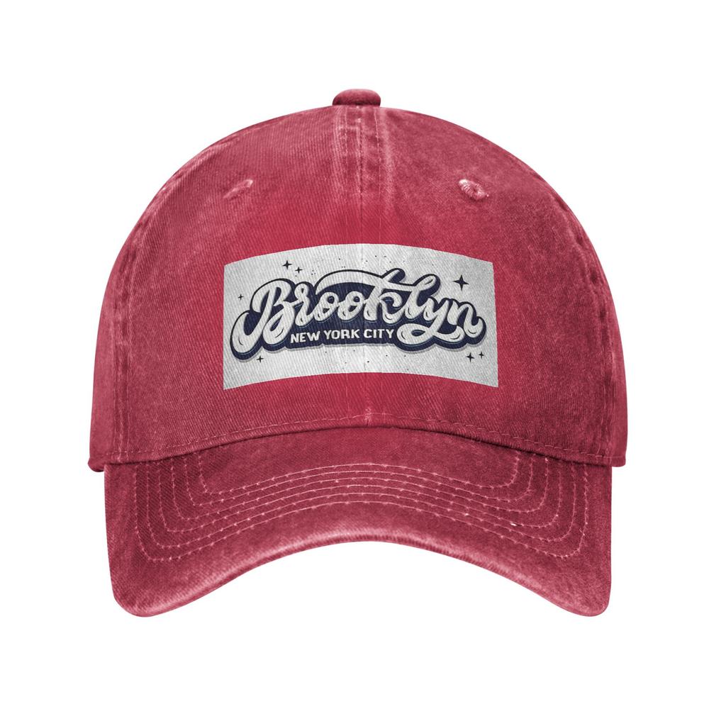 Brooklyn New York Baseball Caps Denim Hats Adjustable Casquette Sports Baseball Cowboy Hat for Unisex Women