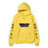 Anime Attack On Titan Levi Ackerman Hoodie, Double Sleeve Japanese Text Print Pullover Sweatshirt Long Sleeve Streetwear for Men Women