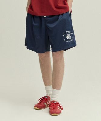 URBANDTYPE Santorini Sun Mesh Shorts_Navy