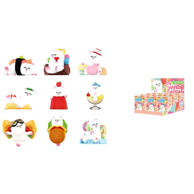 New POP MART VIVICAT Blind Box Products Single Blind Box/whole Box 9 Pcs 211100321 Full Box 9 Pcs