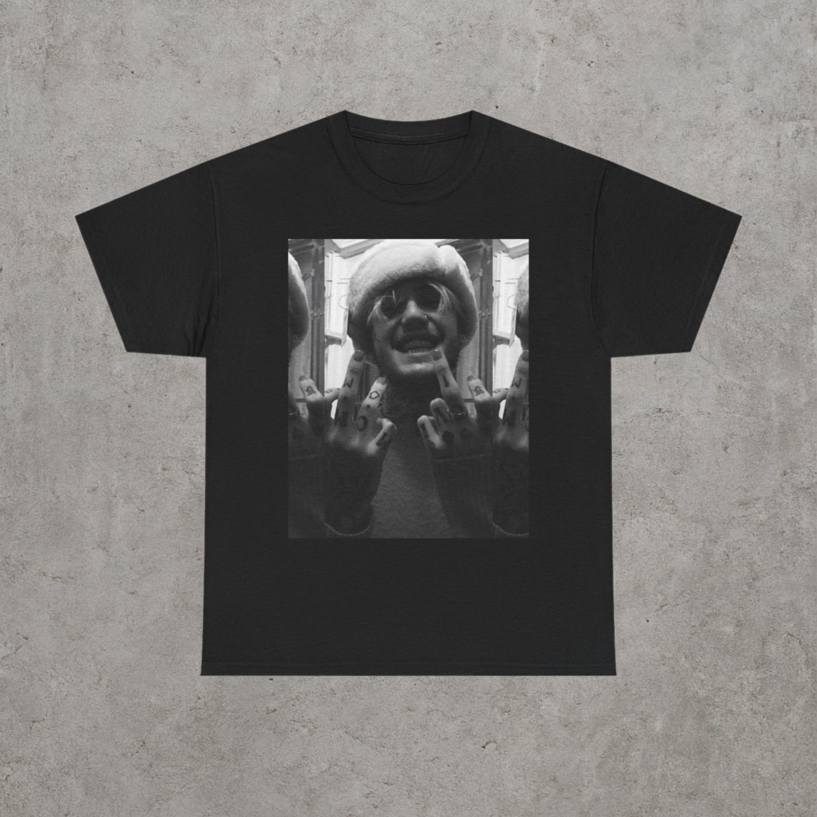 Goth LIL Rap Legend Tee Vintage Streetwear Graphic Shirt Unisex Hip PEEP punk Fashion S