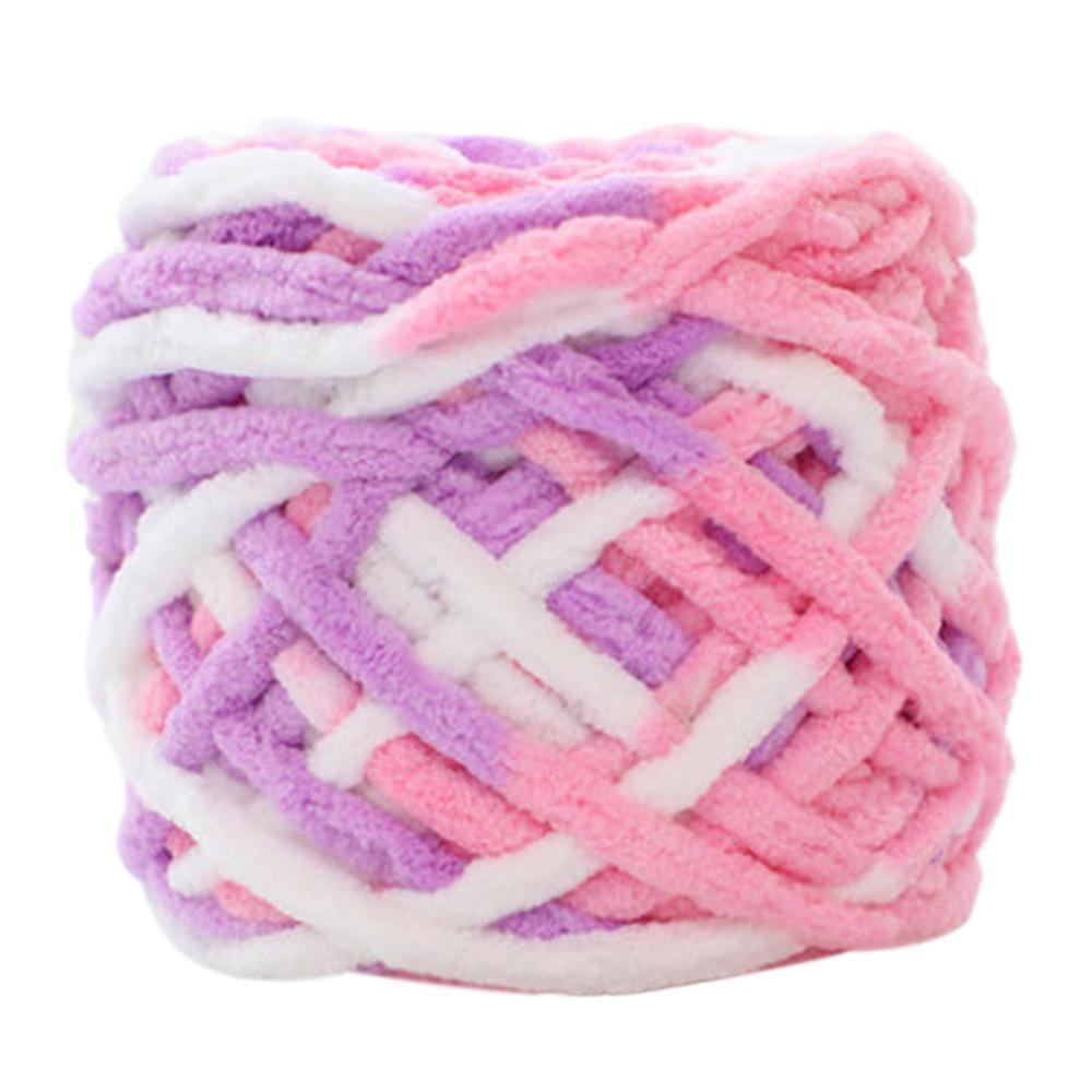 Soft Wool Crochet Yarn Knitting Braided Yarn DIY Woven Thread