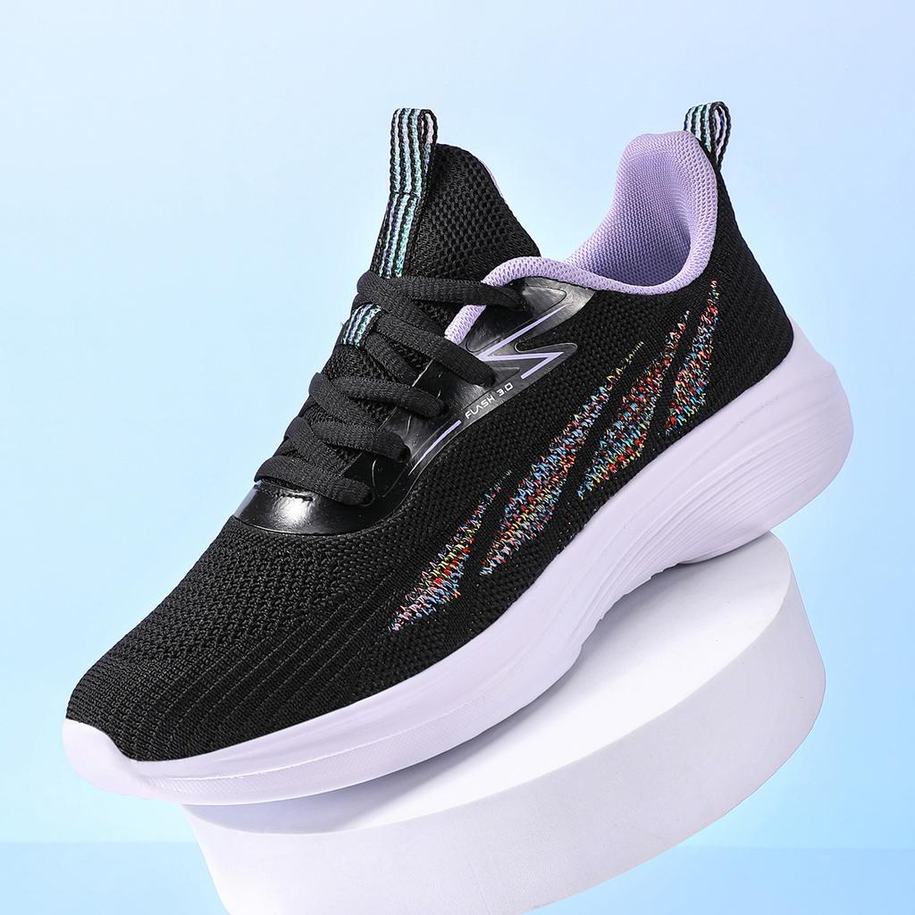 New fly-woven mesh sports and leisure shoes women's soft-soled lightweight running shoes