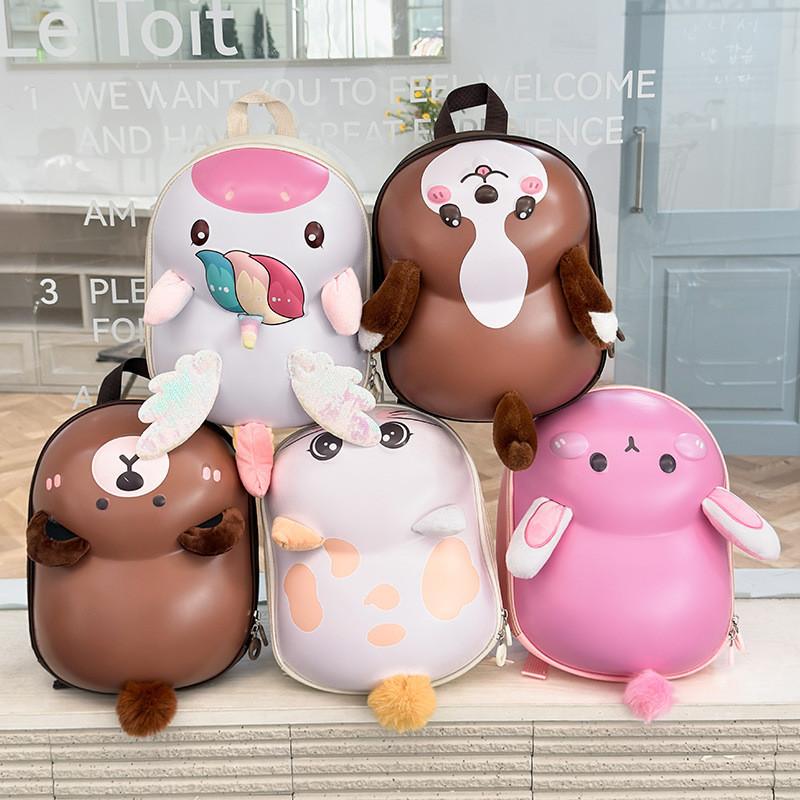 Animal Pattern Childrens Backpack Made Of Oxford And Eva For School Use And Gift