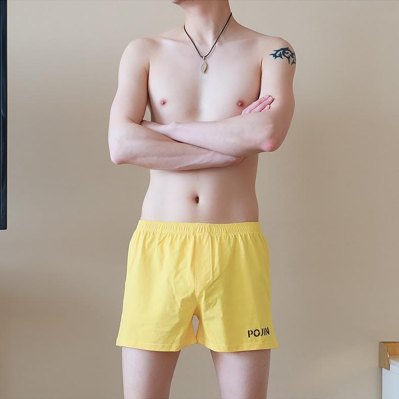 Men's Underwear Cotton Summer Loose Plus Size Flat Corner Shorts Four Corner Shorts Comfortable Breathable Bottom Shorts