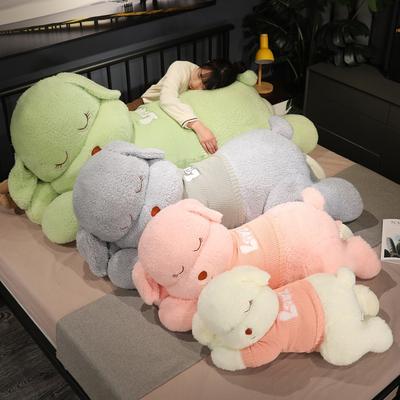 Large Sweater Dog Throw Pillow Plush Toy Doll Big Dog Doll Girl Sleeping Soothing Doll