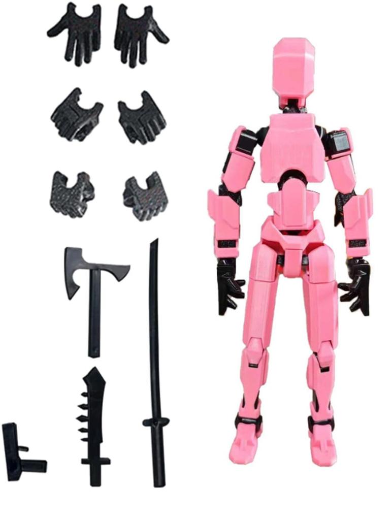 Stampa 3D Lucky Dummy13 Articolato Mobile Assemblabile Robot Bambola Animale Modello Giocattolo Puzzle Antistress Regalo per Bambini