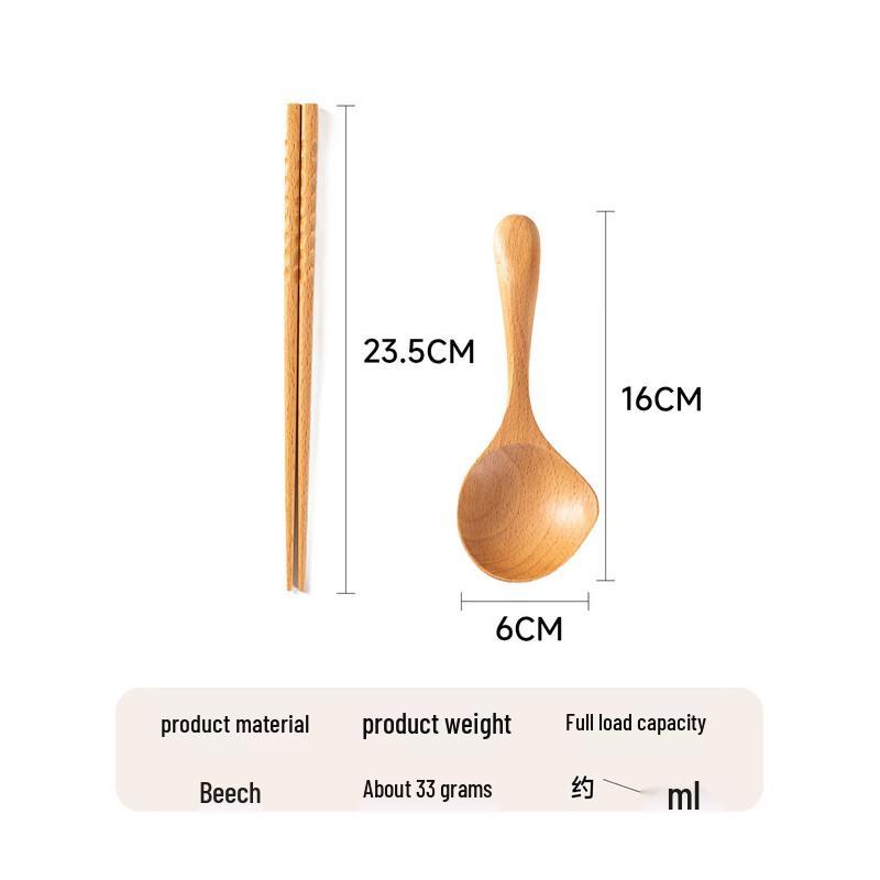 Abay Outdoor Wooden Cutlery Set