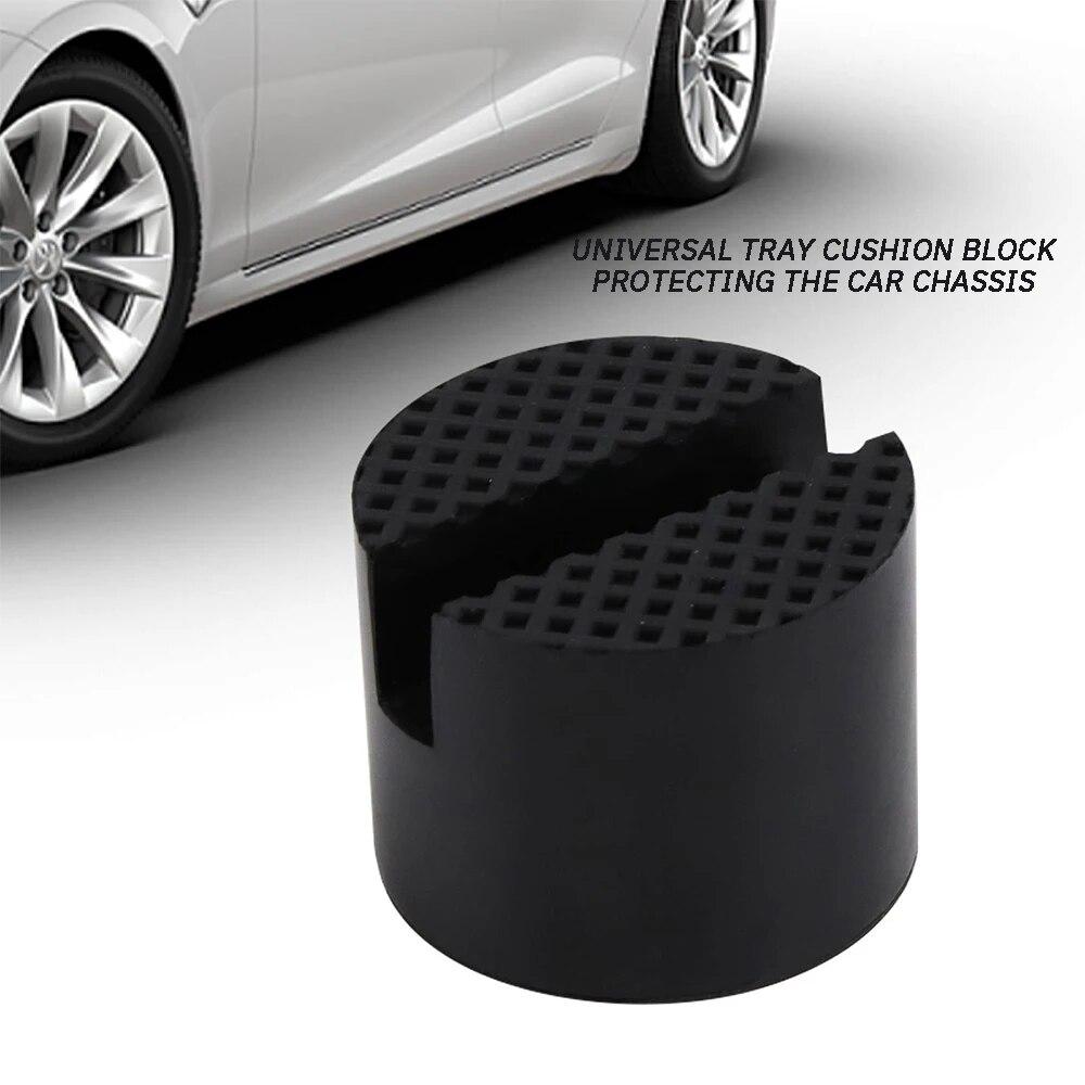 1PC Univerzální zvedák Gumová podpůrná podložka Odolná proti opotřebení Auto s drážkou Rám kolejnice Adaptér Podlahová zásuvka Zvedací pryžová podložka