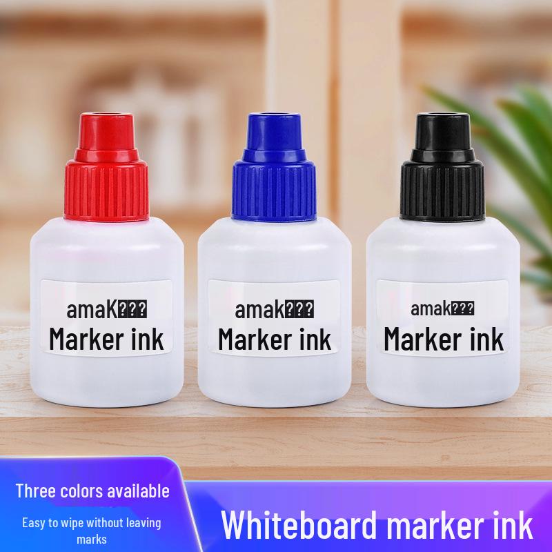 Yamak Oil-Based Permanent Marker Ink Refill, 25ml & 50ml, Broad Tip, Small Bottle A2020-Blue (25ml)