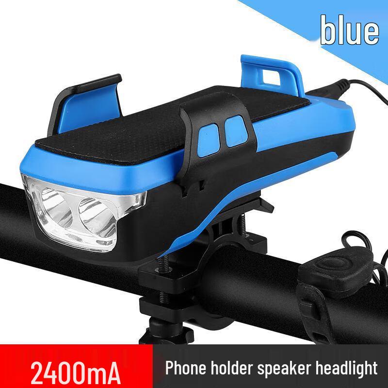 Многофункциональный велосипедный фонарь Lishi с сигналом и креплением для телефона