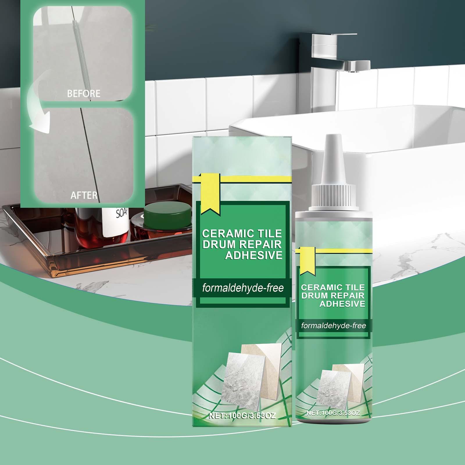 

Tile Bulge Adhesive For Home Building Materials, Wall Tiles, Hollow, Loose And Curled Edges, Sealing. One Size зелений