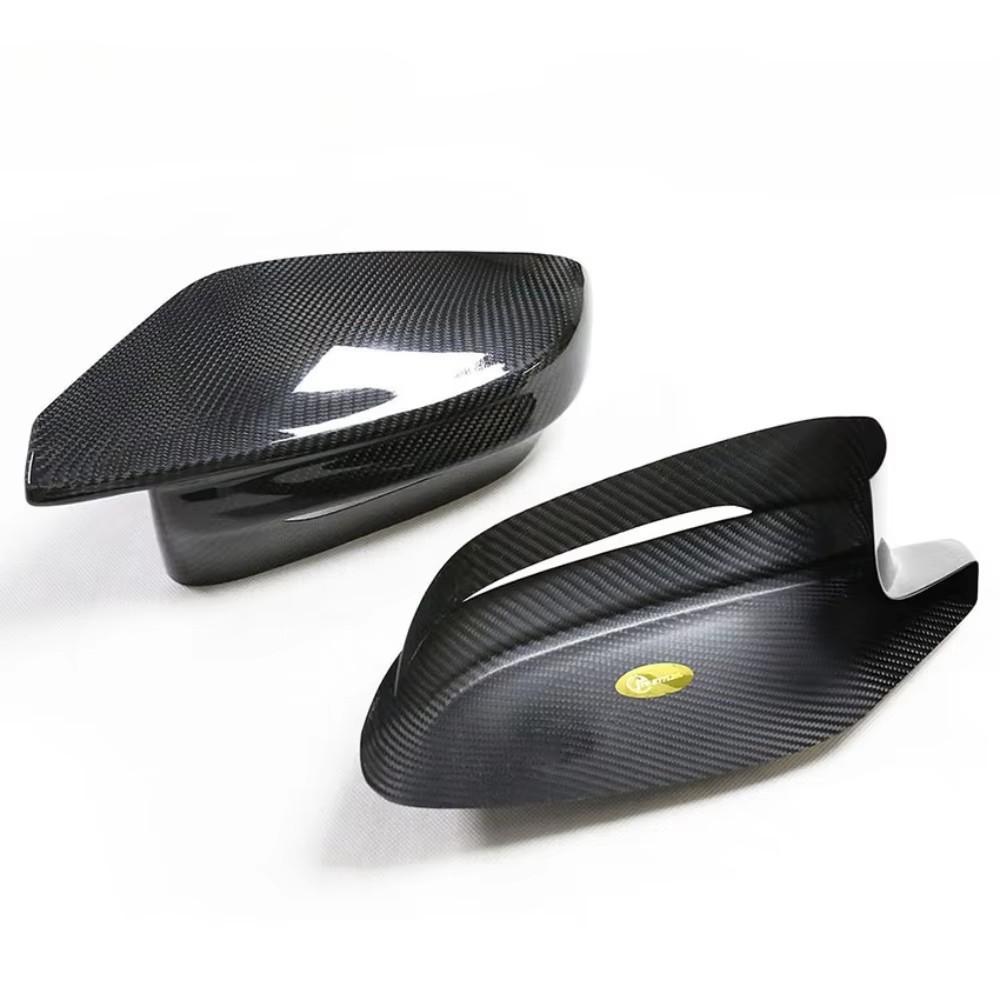 Dry Carbon Fiber Rearview Exterior Side Mirror Caps LHD For BMW M240i M440i i4 M50 M2 G87 M3 G80 M4 G82 G83