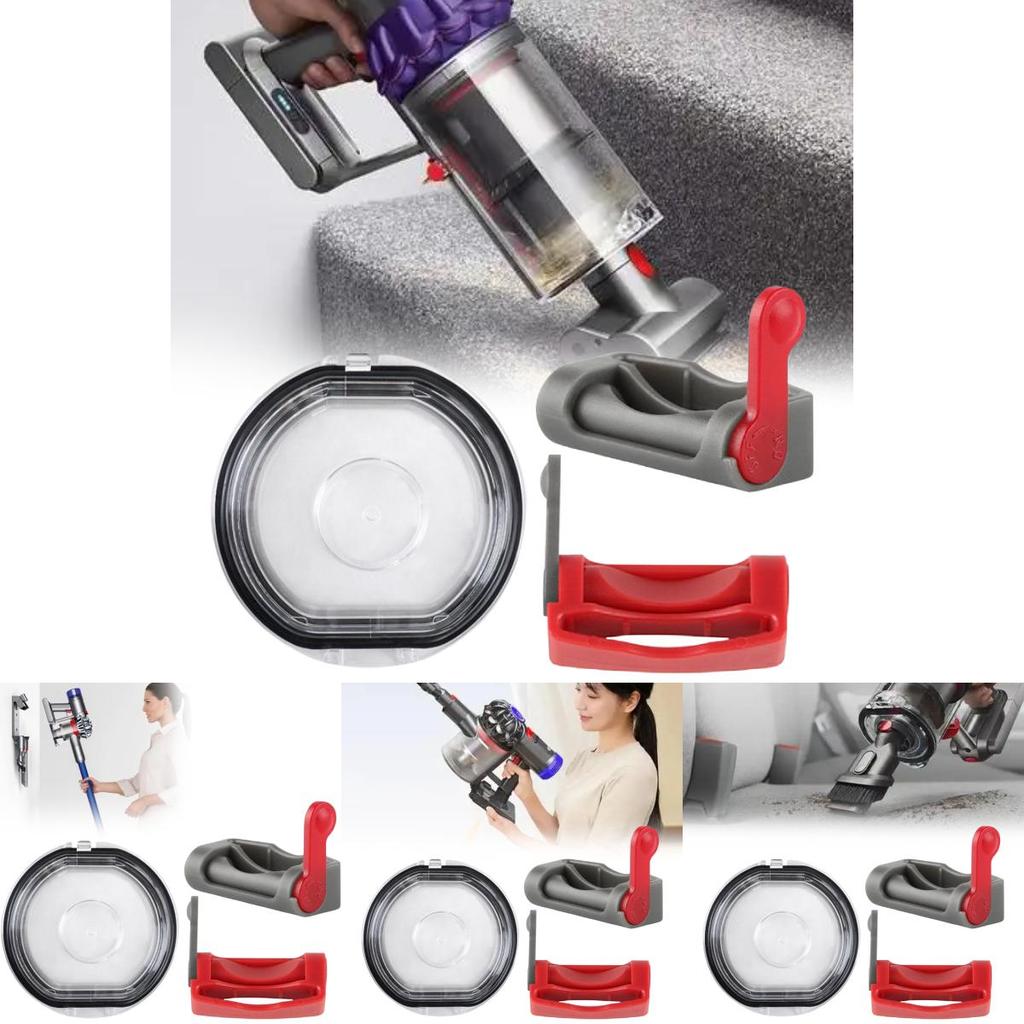 For Dyson V7 V8 Sv10 Sv11 Vacuum Cleaner Seal Cover With Button Home Cleaning