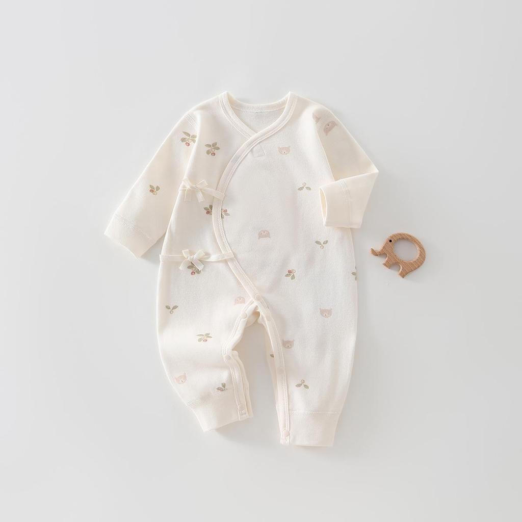 Newborn Baby Pure Cotton Jumpsuit - Breathable, Boneless Butterfly Design
