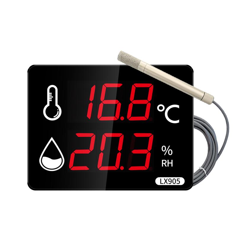 Termometru digital Higrometru de cameră cu ecran LED Contor de temperatură pentru umiditatea casei