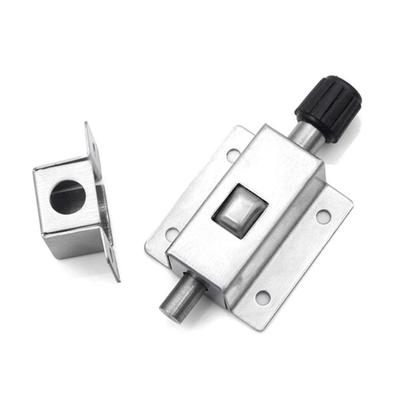 1PC Automatic Spring Latch Sliding Lock Bolt Stainless Steel Self-elastic Door Latch Bathroom Door Bolt Window Hardware