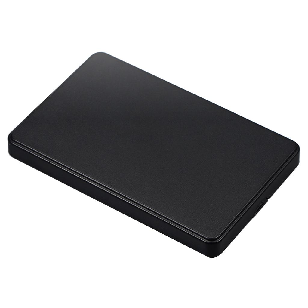 USB3.0 Portable Hard Disk Mobile Hard Drive High Speed Transmit Large Capacity Shockproof Plug and Play Black