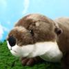 Lifelike Animal Plush Toy Soft Otter Plush Toy Simulation Otter Stuffed Animal Otter Stuffed Dolls