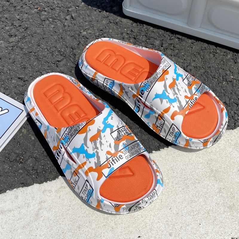 Summer Men Slippers Camouflage Comfortable Man Beach Shoes Home Women S Shoes Soft Couple Casual Slippers Super Soft Non-Slip 36