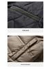 Men's Mid-Length Winter Down Jacket with Detachable Liner and Hood – Suitable for Middle-Aged and Elderly, Dad's Style, Thickened Coat