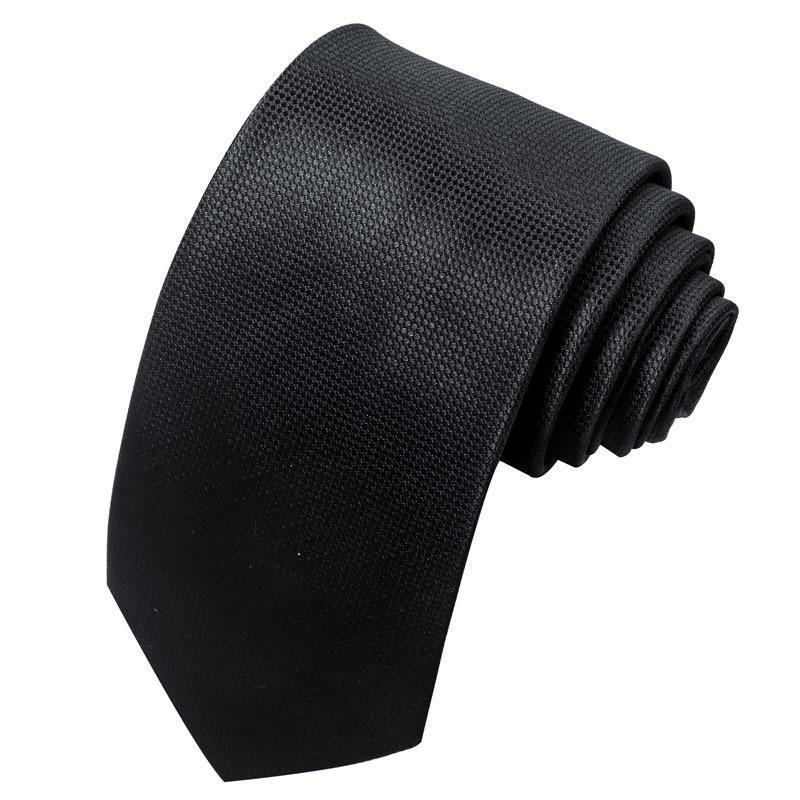 2026 Premium Men's Solid Color Jacquard Tie - New Style, Hand-Tied, Hot-Selling Business Accessory