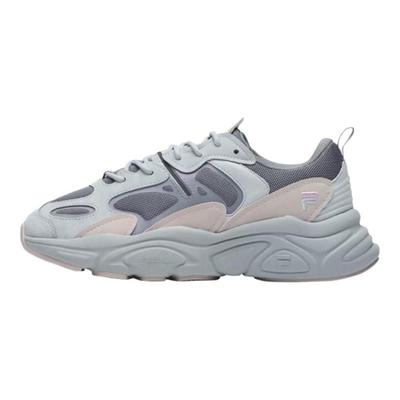 Mars 2 Fabric Synthetic Leather Comfortable Soft Wear-Resistant Low-Top Casual Shoes Women Sneaker Gray F52W532177FAG