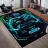 1 Stück Cooler Controller-Druck, Design Teppich - Weich, Rutschfest und Langlebiges Gaming-Zimmer Dekor für Schlafzimmer, Wohnzimmer