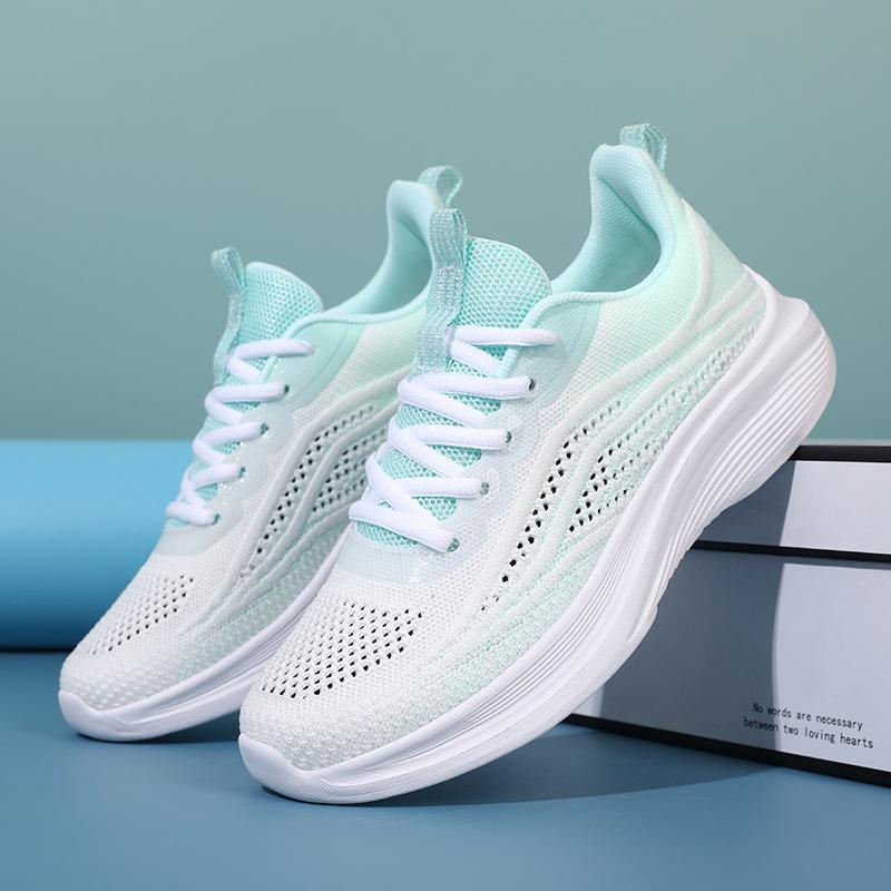 Sneakers women's 2025 spring and summer new breathable hollow mesh lightweight running shoes women's non-slip and wear-resistant walking shoes