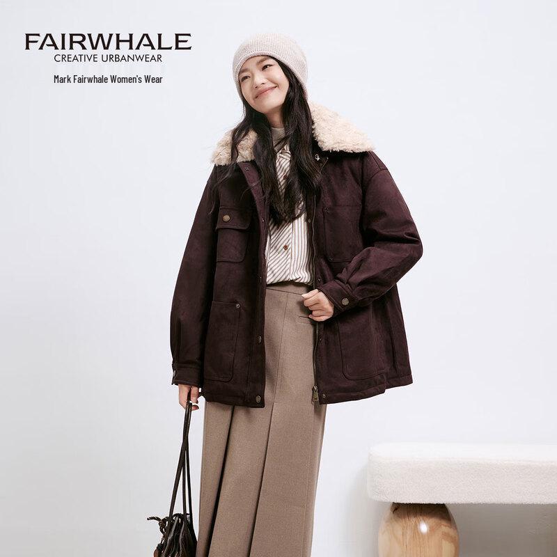 

Mark Fairwhale Women s Workwear Lapel Down Jacket XS (recommended 130-140 jin)