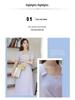 French Style Women's Summer Slimming Square Neck Long Dress