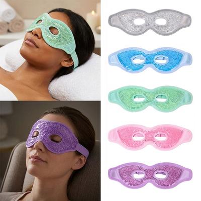 Thérapie par la chaleur Compresses froides pour les yeux Pack réutilisable à gel glacé Masque facial compresse froide Soulage la fatigue oculaire