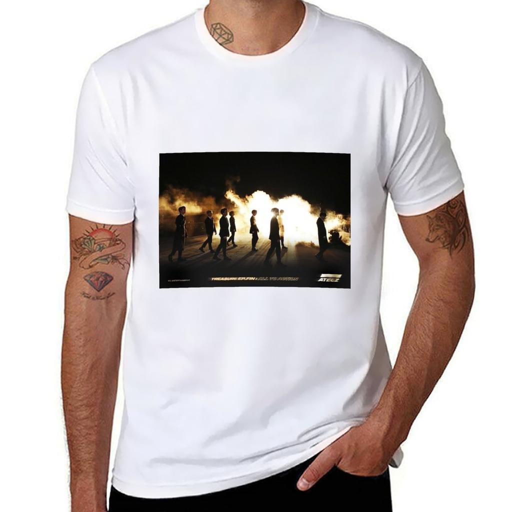 Ateez Wonderland Jongho Tshirt Christmas Casual Tee Shirt